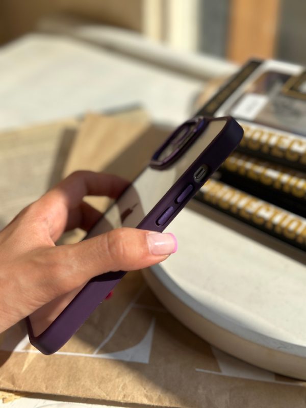 قاب Purple Eason Case همراه با محافظ لنز رینگی (کدC1372)