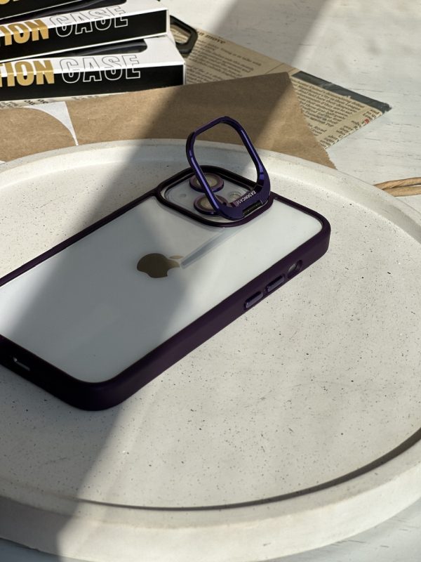 قاب Purple Eason Case همراه با محافظ لنز رینگی (کدC1372) - Image 5