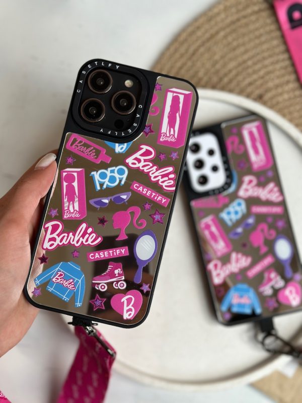 قاب استیکر Barbie آینه ای (کدC1417) - Image 6