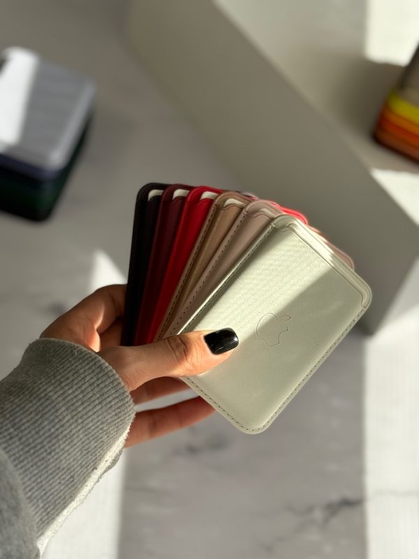 جاکارتی مگ سیف اپل Leather wallet magsafe (کدa0069) - Image 4