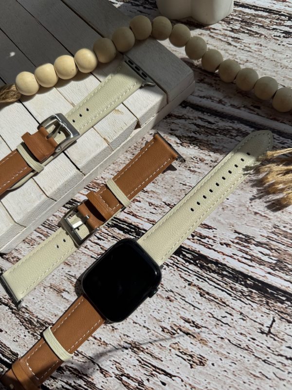 بند اپل واچ چرمی mocha mousse (کدw5059) - Image 6