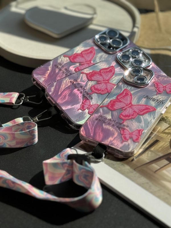 قاب Pink Butterfly (کدC1660) - Image 4