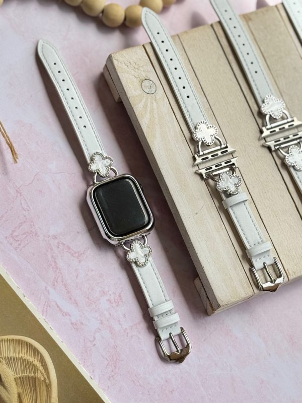 بند اپل واچ چرمی الحمرا Arpels (کدw5061) - Image 5