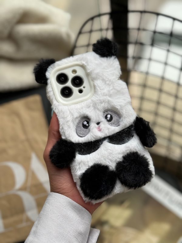 قاب Panda عروسکی پشمالو (کدC1606) - Image 7