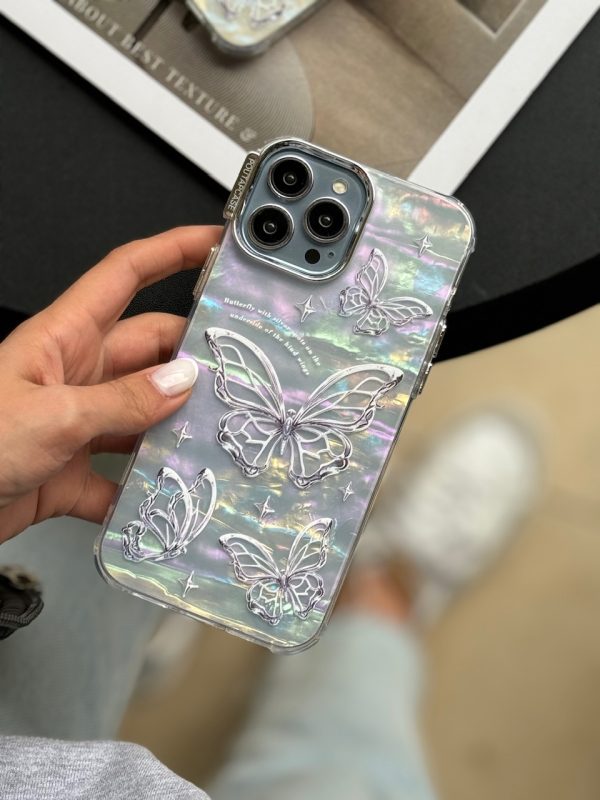 قاب PoutapCase Butterfly یخی هولوگرامی (کدC1618) - Image 7