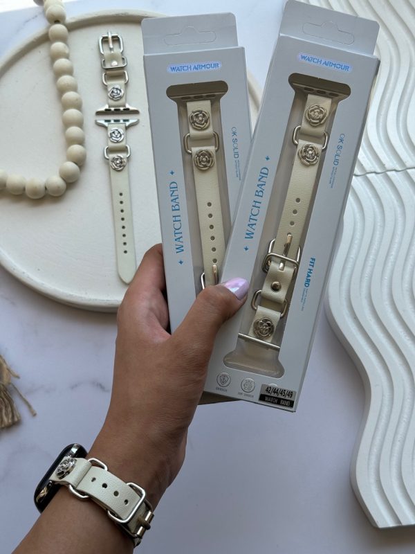 بند اپل واچ کمربندی Floral (کدw5027)