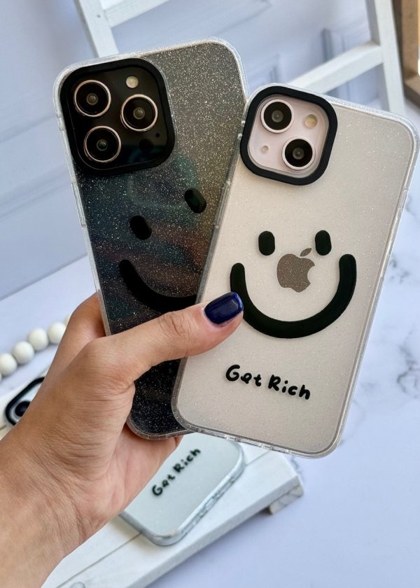 قاب Smile اکلیلی شفاف آیفونی (کدC1735)