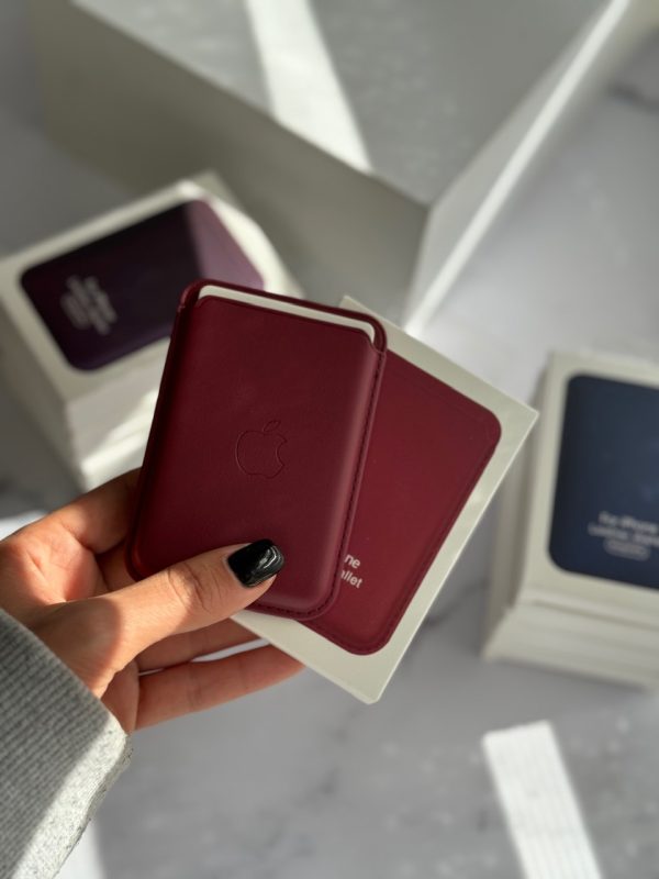 جاکارتی مگ سیف اپل Leather wallet magsafe (کدa0069) - Image 3