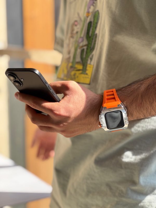 بند و گارد اپل واچ Titan Orange (کدw5037) - Image 5