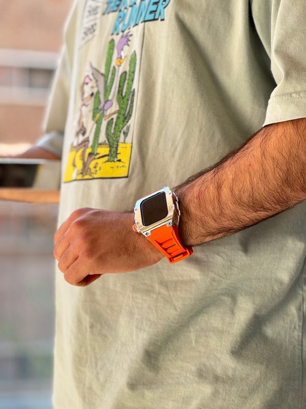 بند و گارد اپل واچ Titan Orange (کدw5037)