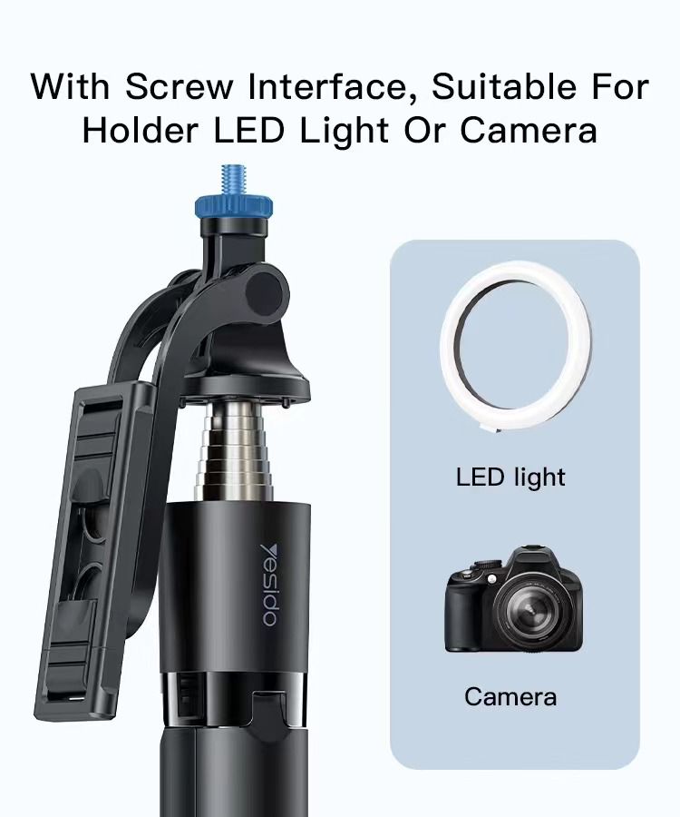 سه پایه و مونوپاد گوشی یسیدو YESIDO SF13 - تصویر 2