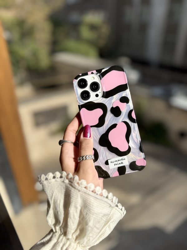 قاب پلنگی Romantic Pink آیفونی (کدC2062)