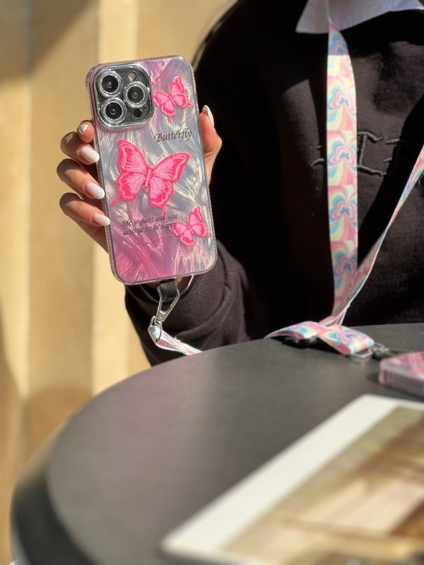 قاب Pink Butterfly (کدC1660) - Image 6