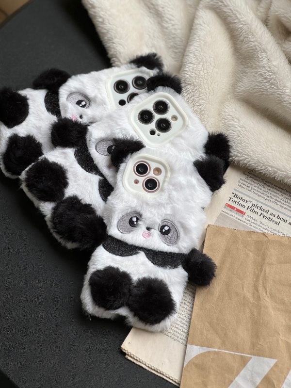 قاب Panda عروسکی پشمالو (کدC1606) - Image 5