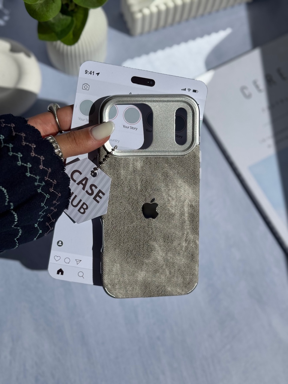 قاب طرح جین (کدC2085) - تصویر 8