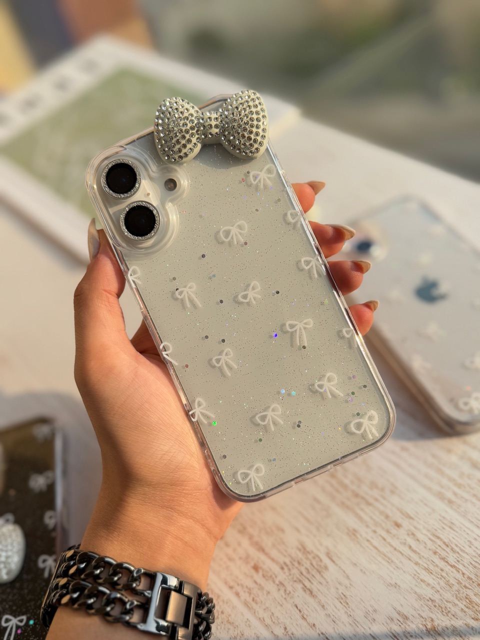 قاب پاپیون لاکچری آیفون و سامسونگ و شیائومی (کدC1935)