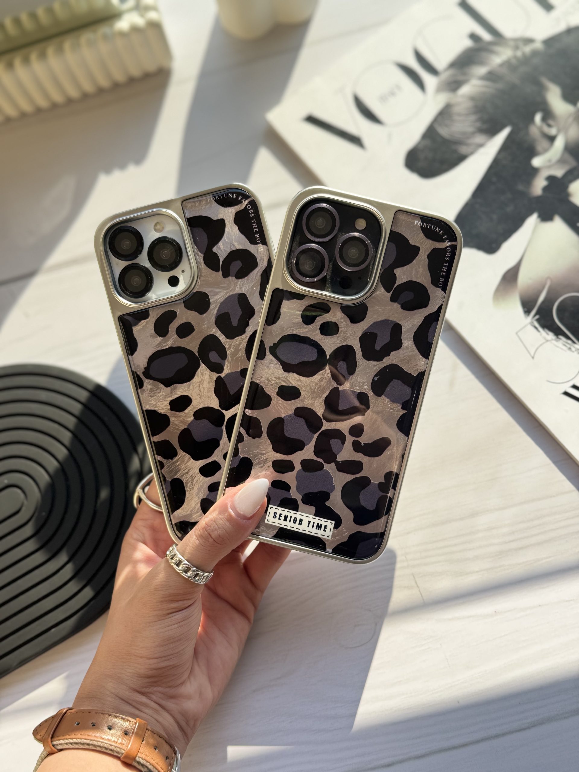 قاب Senior Time پلنگی آیفون (کدC1945) - تصویر 4
