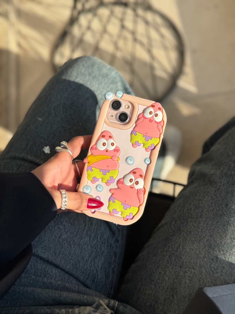 قاب پاتریک بازیگوش سیلیکونی آیفون سامسونگ شیائومی (کدC1875) - تصویر 4