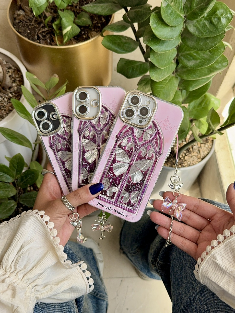 قاب Butterfly Window با آویز (کدC2034) - تصویر 4