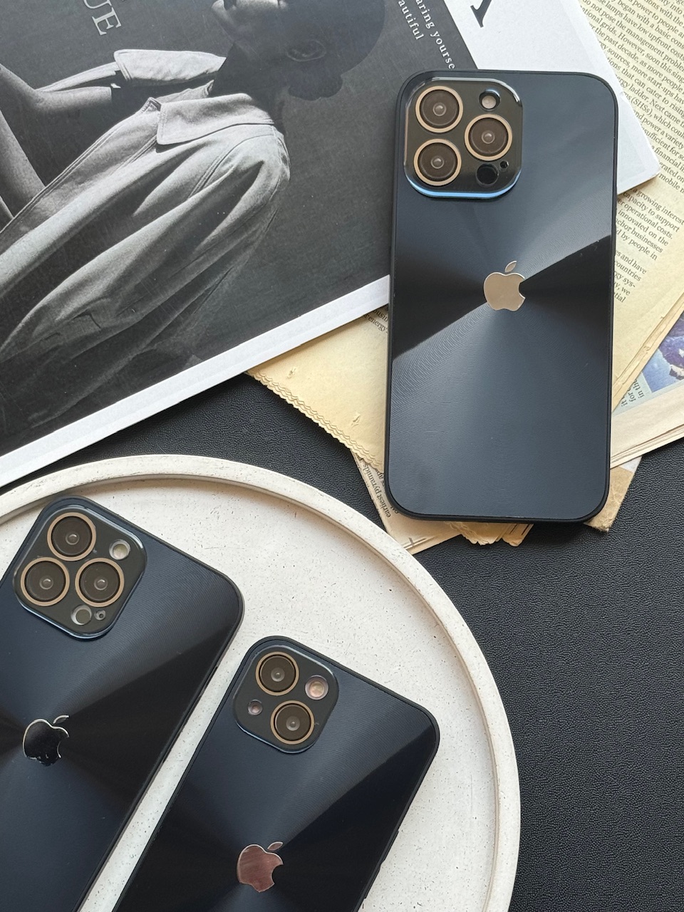 قاب مشکی لیزری (کدC1686)