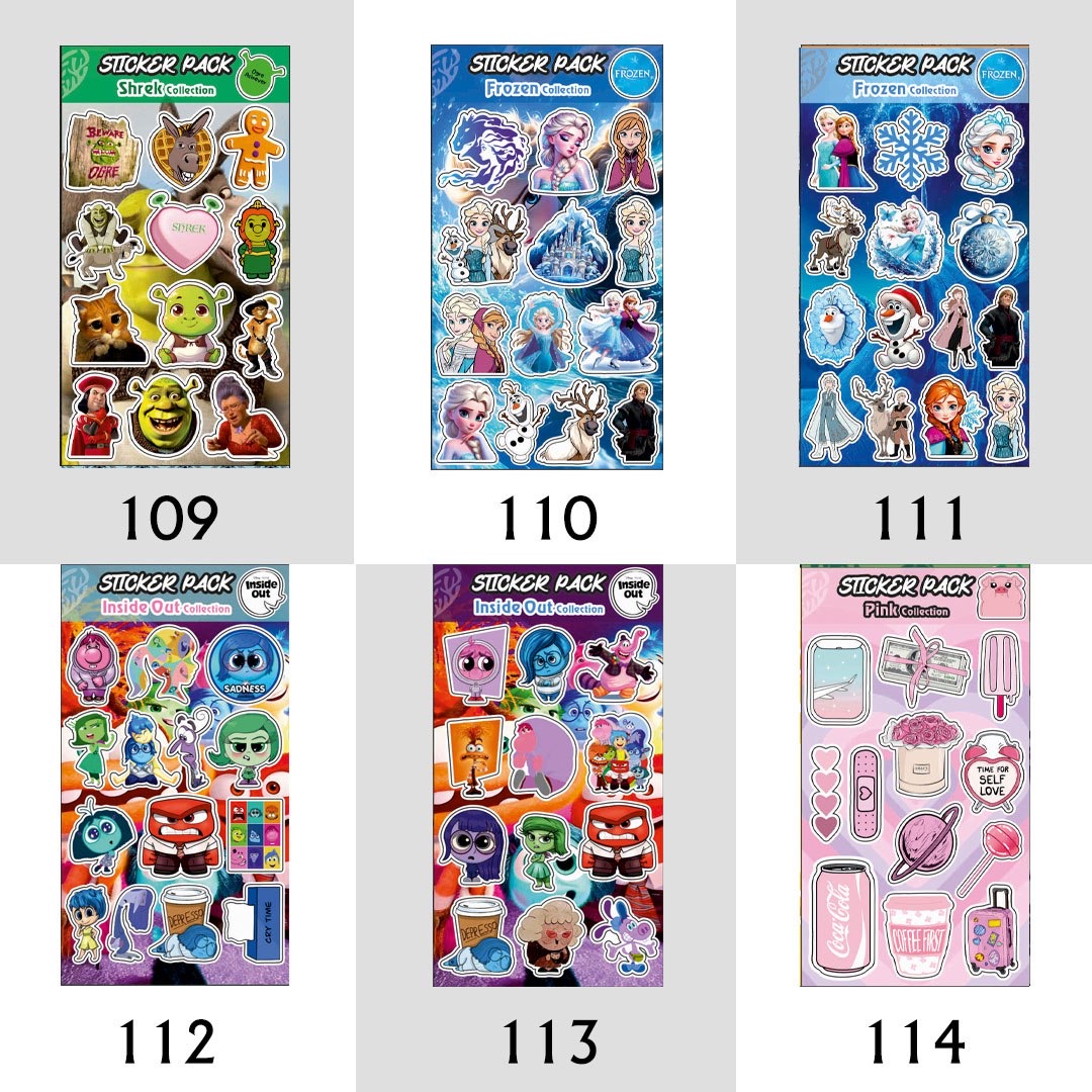 پک استیکر شماره 79 تا 149 (کدa0142) - تصویر 6