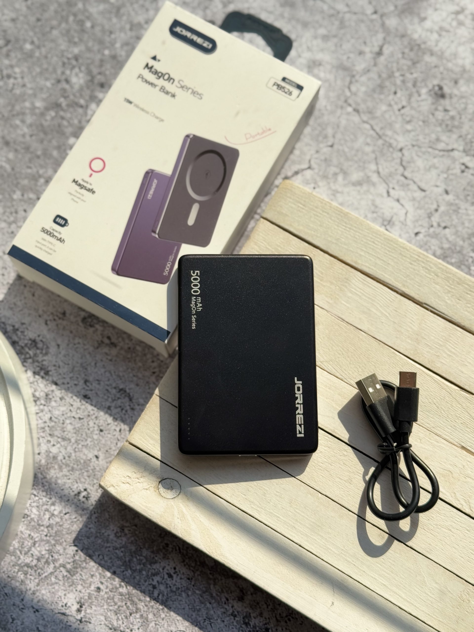 پاور بانک 5 هزار MagOn Series برند JORREZI  (کدB9017) - تصویر 6