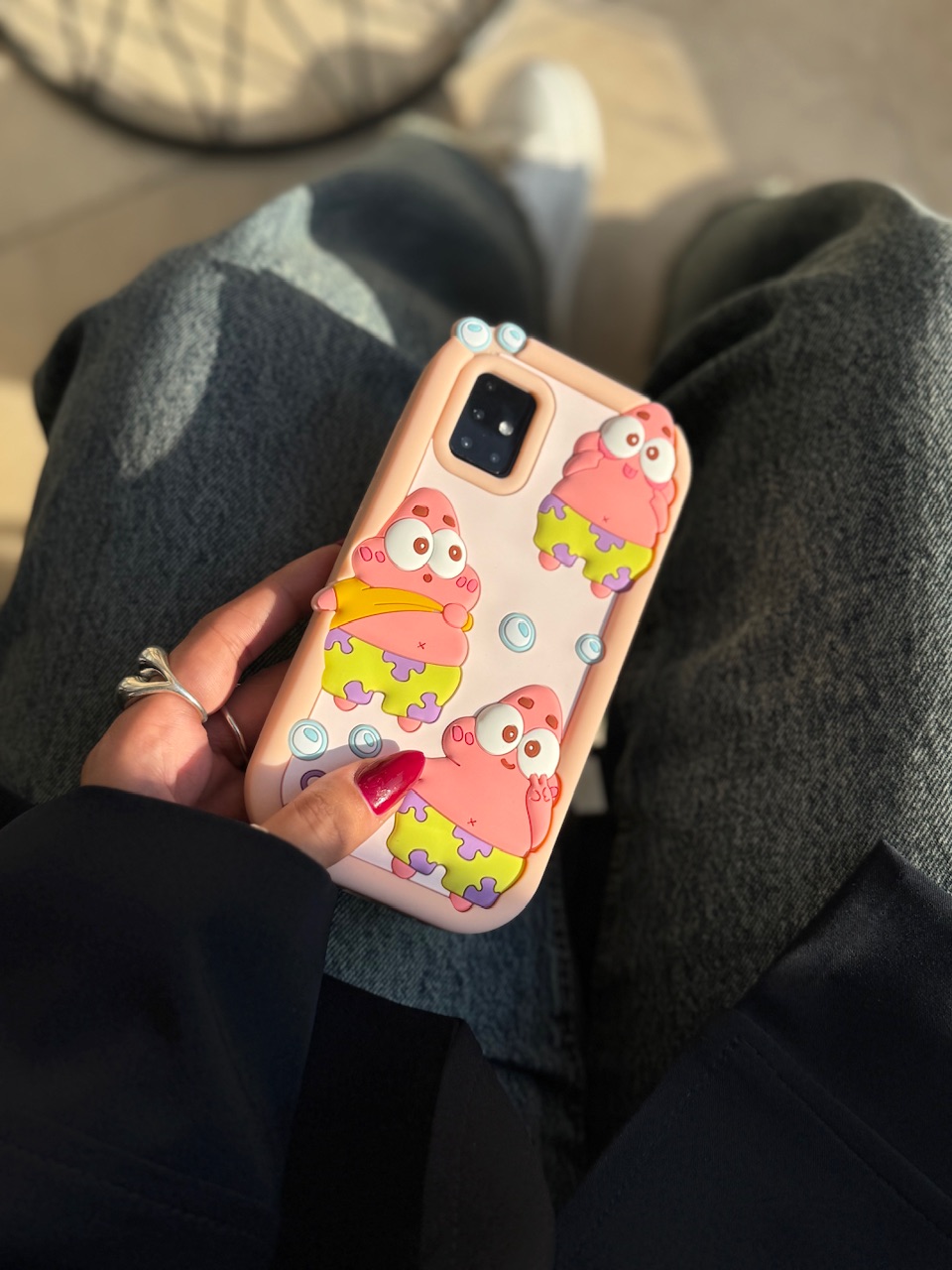 قاب پاتریک بازیگوش سیلیکونی آیفون سامسونگ شیائومی (کدC1875) - تصویر 3