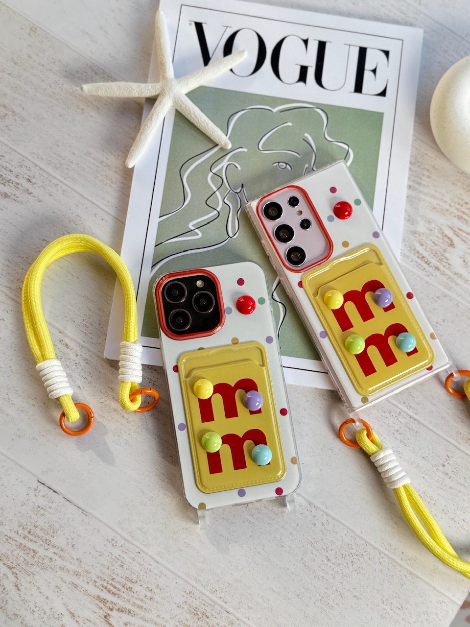 قاب M&M'S جاکارتی با بند آیفون و سامسونگ (کدC1834) - تصویر 6
