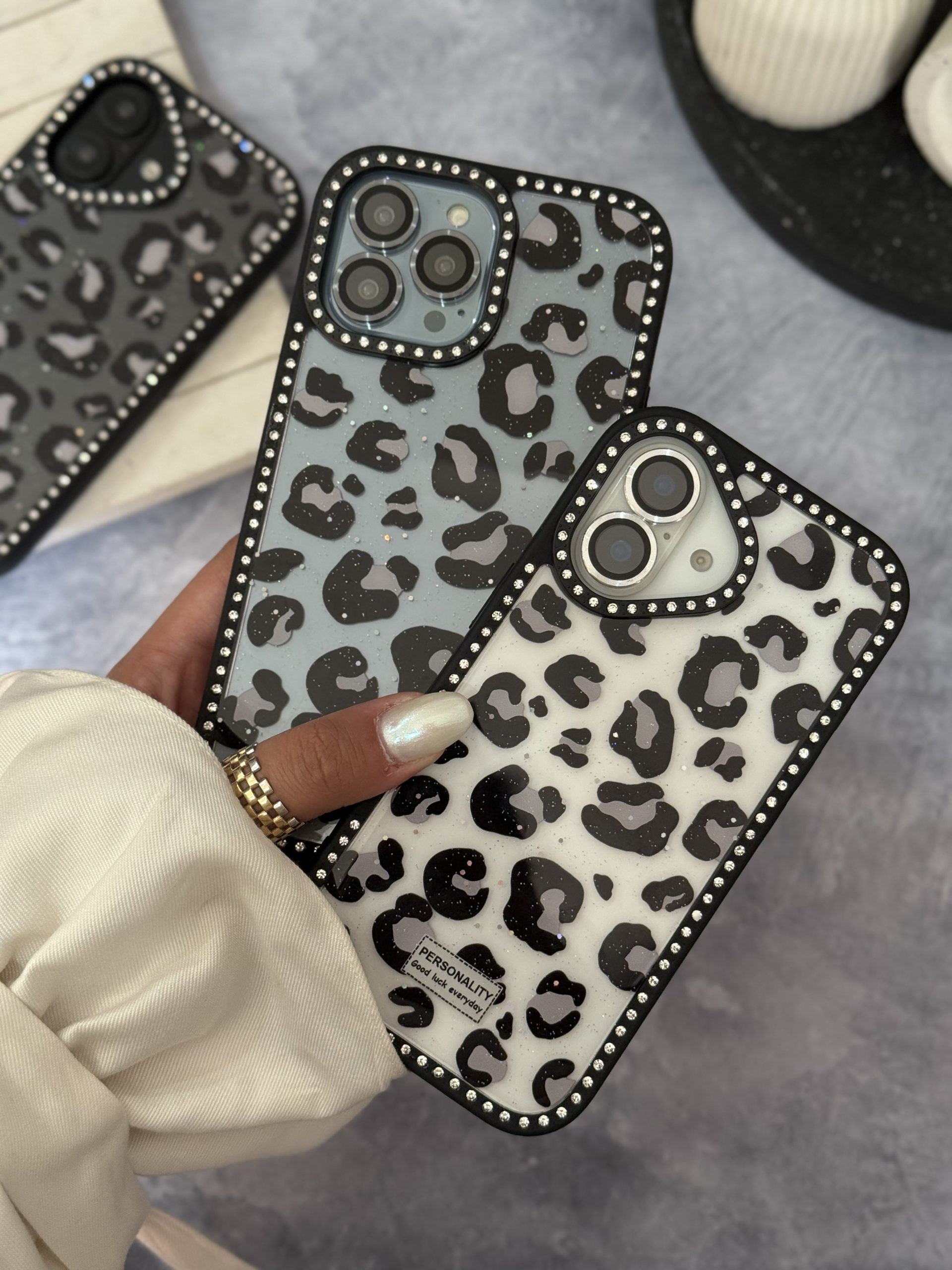 قاب پلنگی نگین دار (کدC2104) - تصویر 6