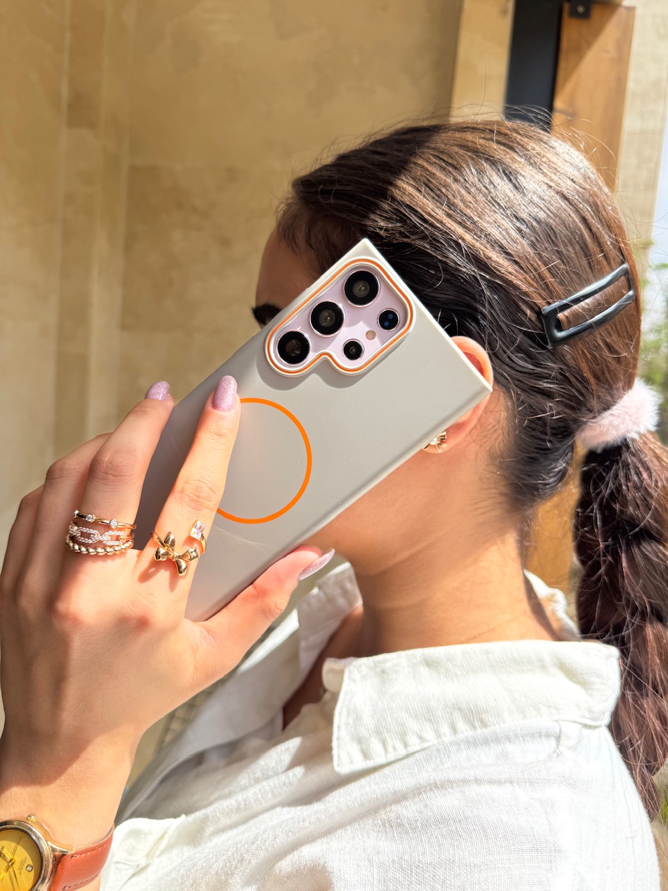 قاب لاین نارنجی مگ سیف (کدC1984)