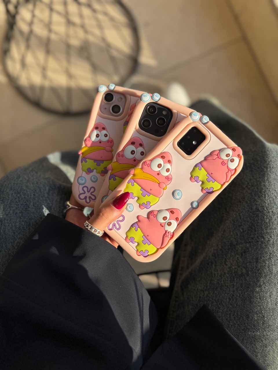 قاب پاتریک بازیگوش سیلیکونی آیفون سامسونگ شیائومی (کدC1875) - تصویر 5